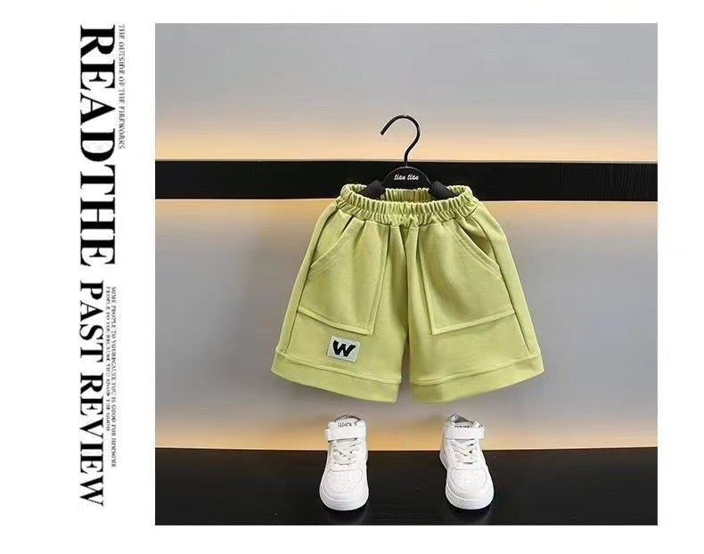 Boys Summer Vest Shorts Set