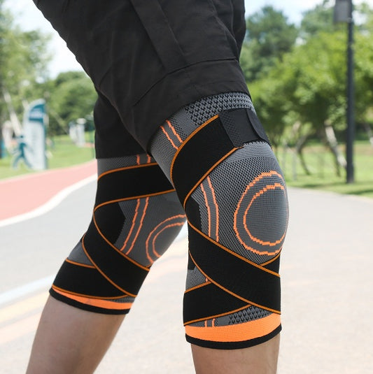 Knitted Sports Knee Protector Fitness Running Bandage