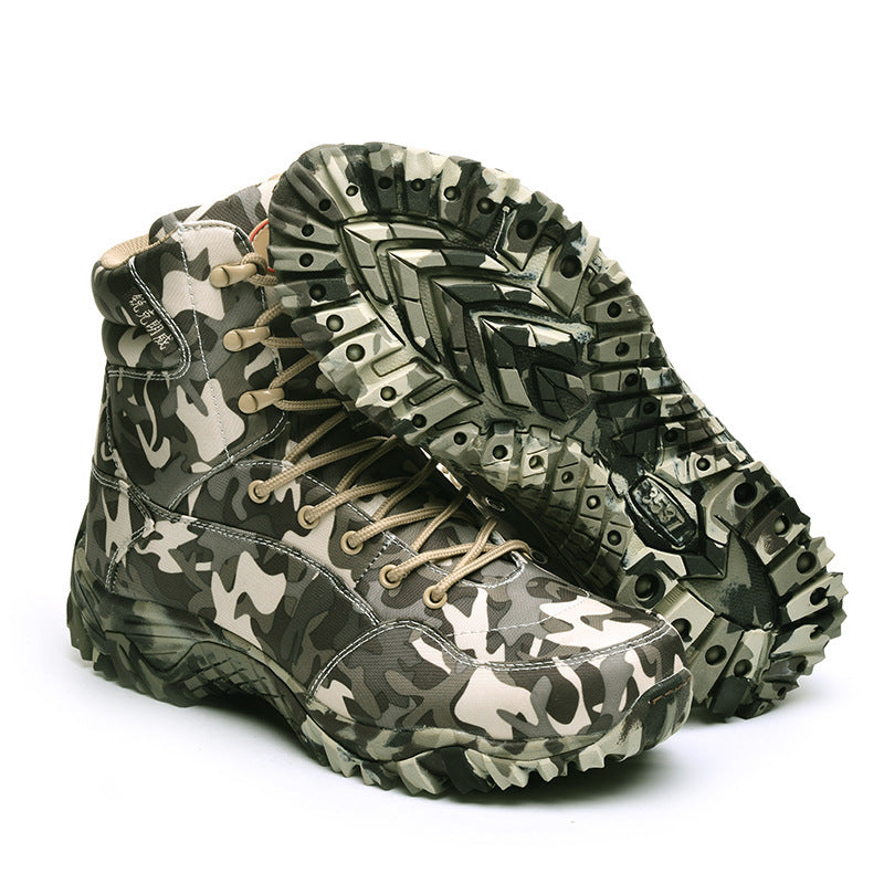 Men's military boots outdoor camouflage mountaineering boots