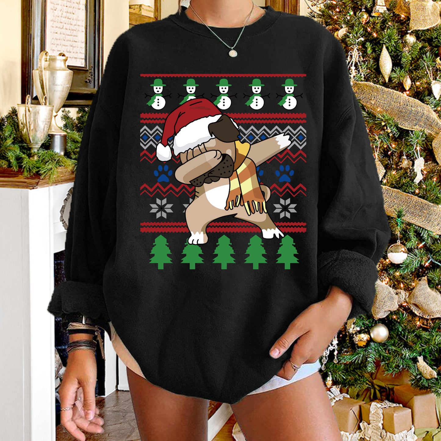 Christmas Hoodie Women's Long-sleeve Pullover