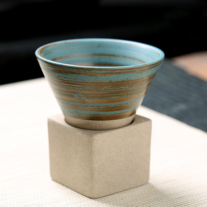 Retro Tea Cup Japanese Coarse Pottery