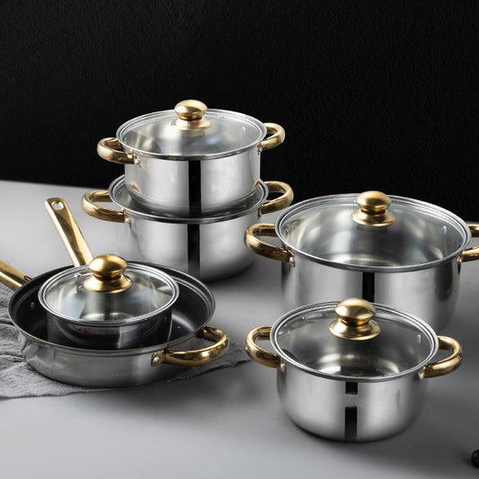 Household Fashion E-commerce Pot Set Stainless Steel