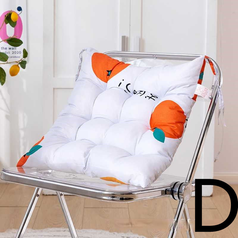 Thickened Printing Sanded Office Chair Cushion