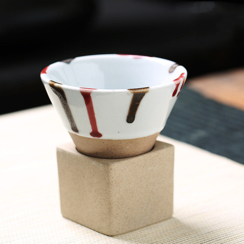 Retro Tea Cup Japanese Coarse Pottery