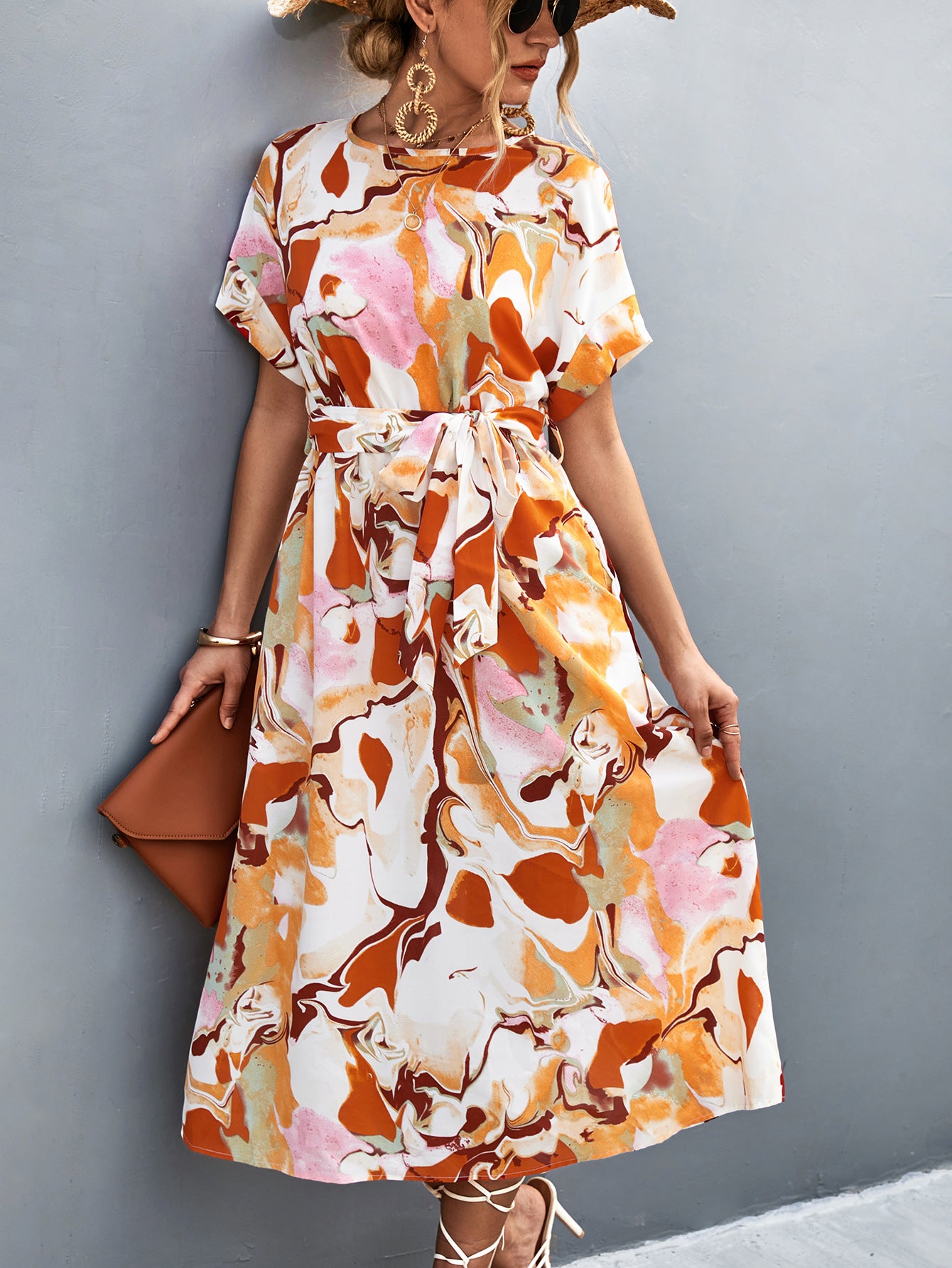 European And American Women's Clothing Backless Dress