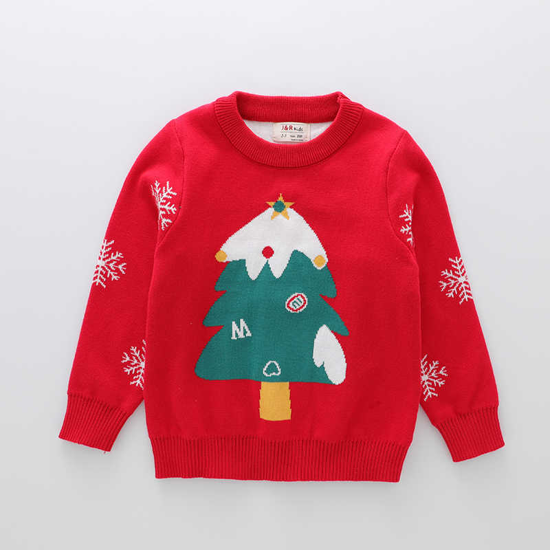 Kids' Sweater Christmas Red Pullover Sweater
