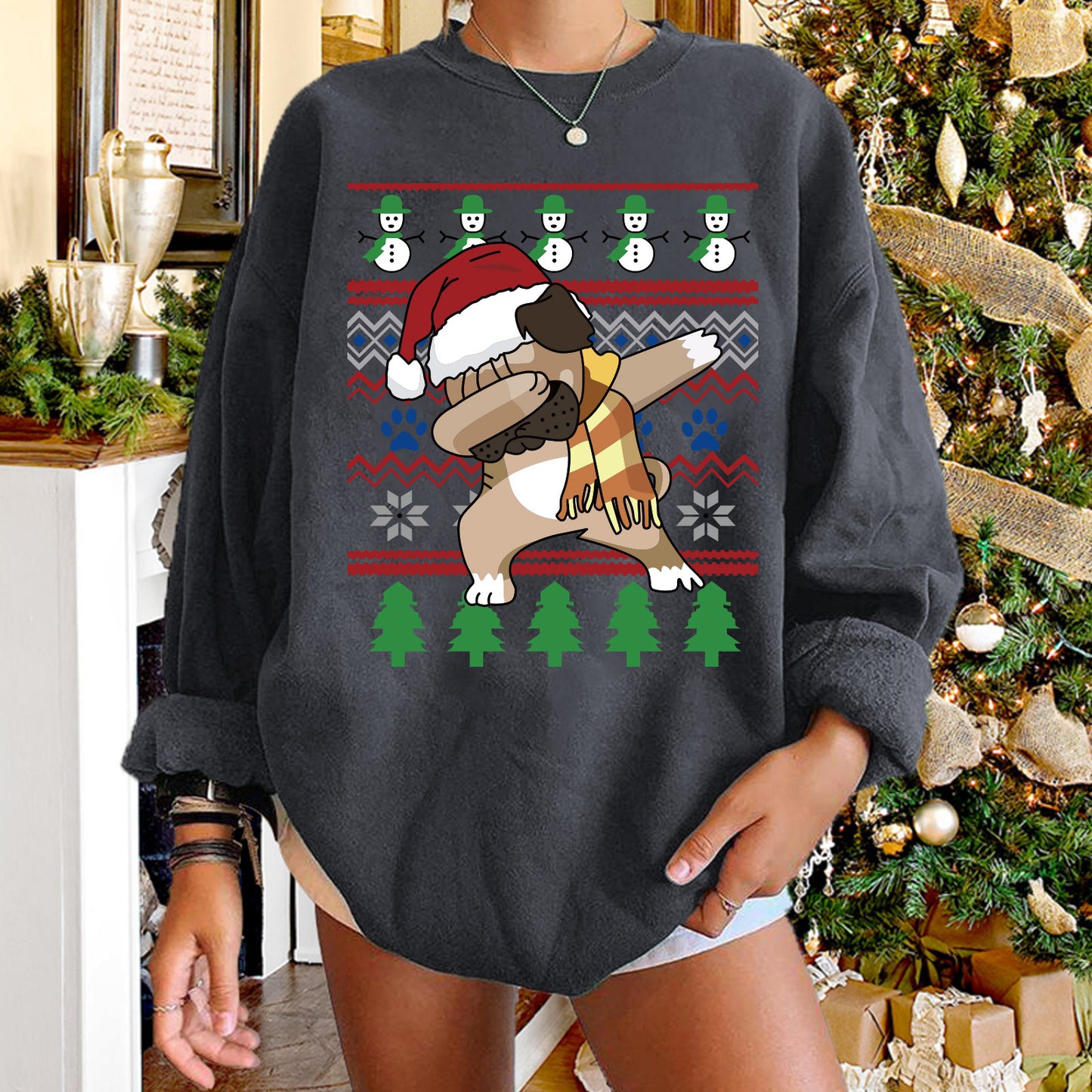 Christmas Hoodie Women's Long-sleeve Pullover