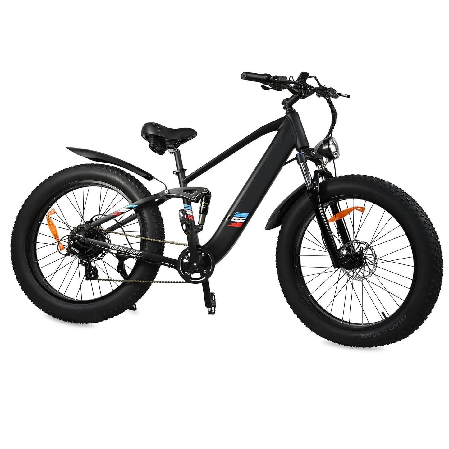 500W Motor Electric Bike For Adults - 25MPH Speed Removable Battery 48V 12AH, 26 Inches Fat-Tire Electric Bicycle