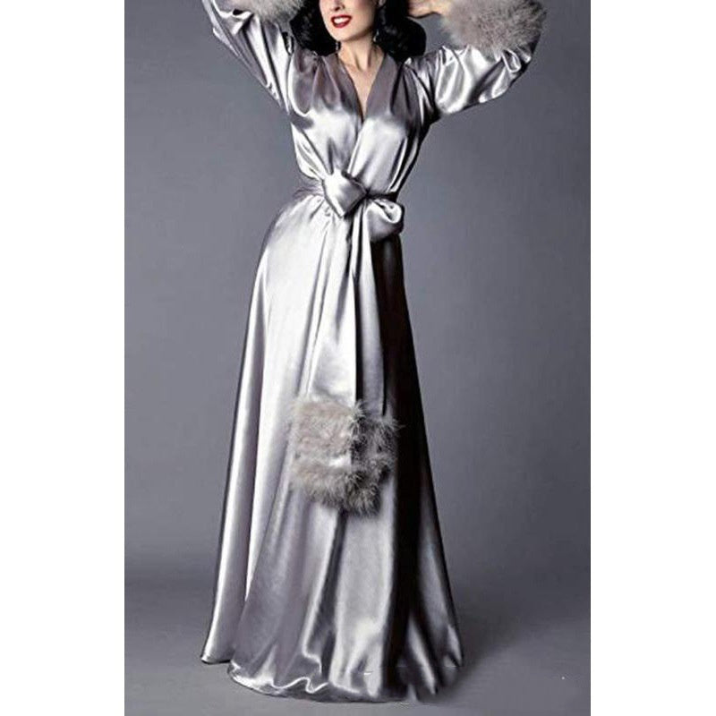 Elegant Pajama Dress Bar Cloak
