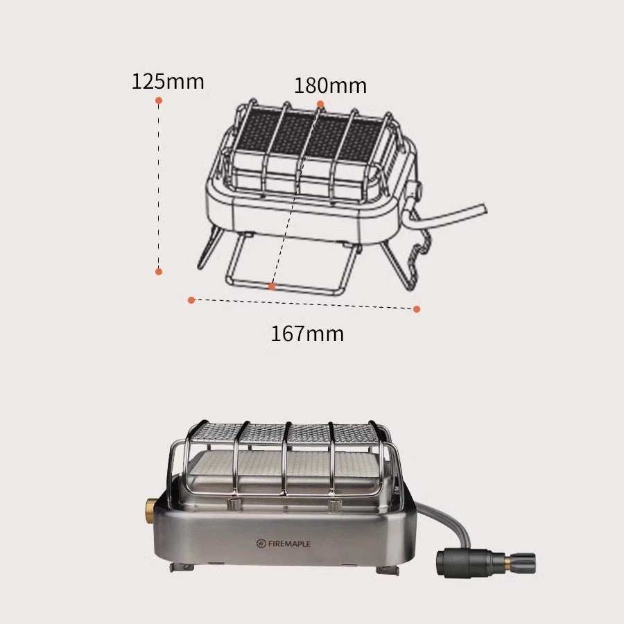 Warm Outdoor Multi-functional Voltage Regulator Heating Stove