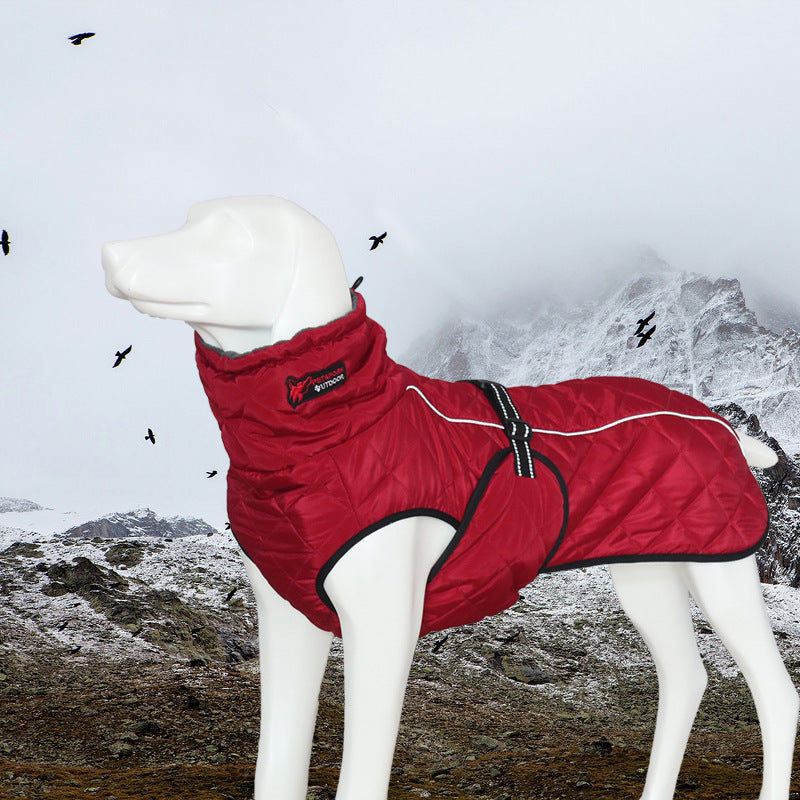 Medium and large dog clothes autumn and winter clothes