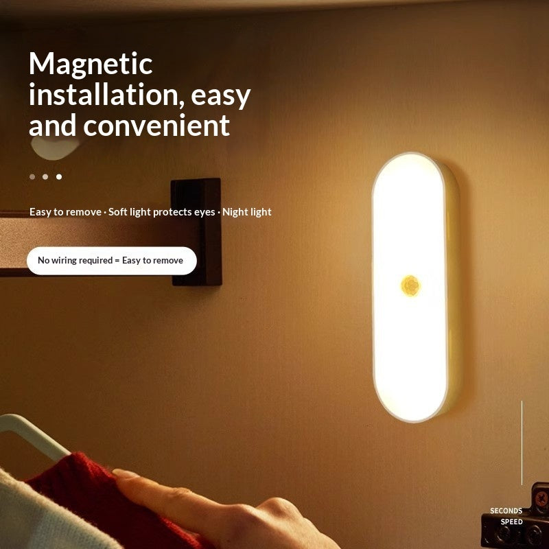 Human Sensor Night Light For Home, Corridor Stair Sound Control Lamp