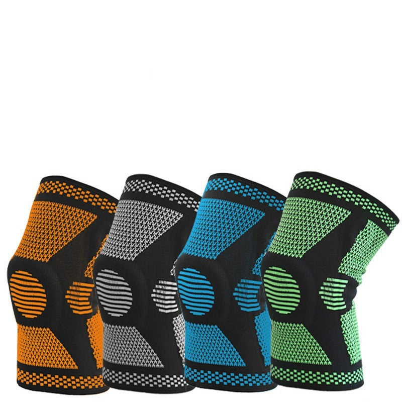 Sports Fitness Silicone Spring Knee Pads