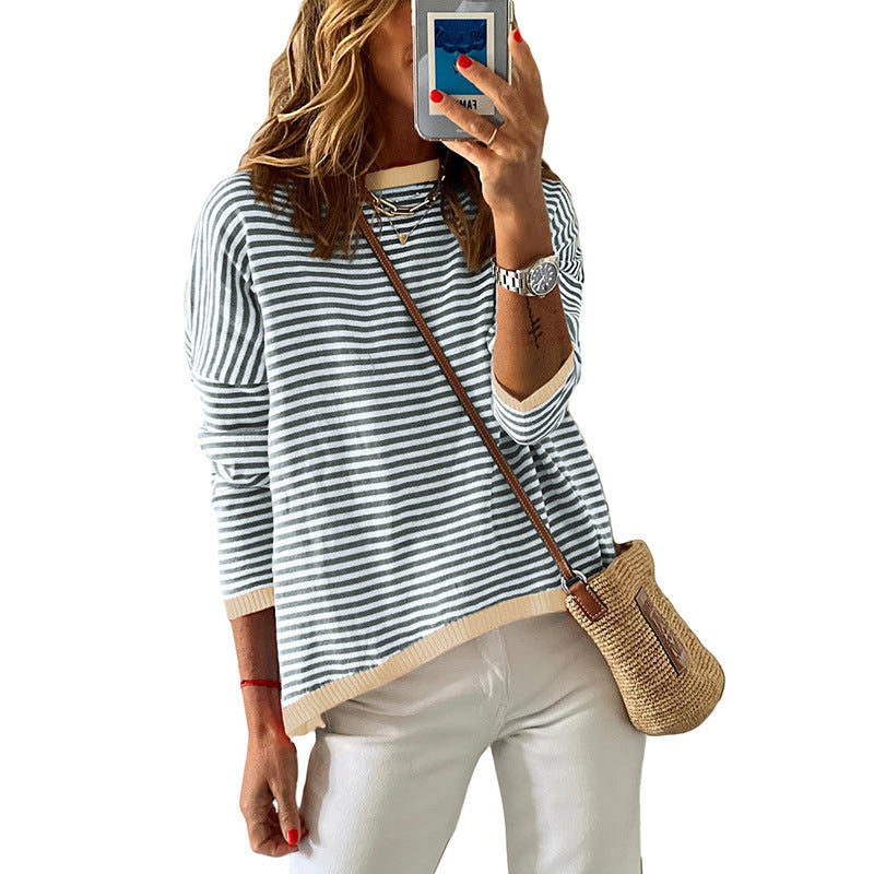 New Pure Cotton Knitted Sweater