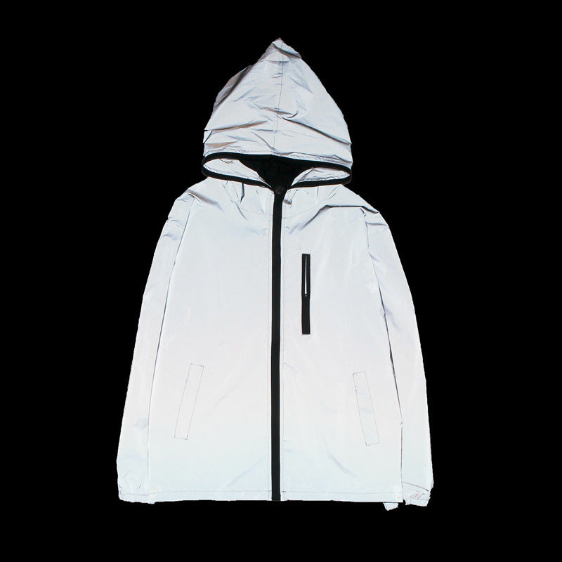 Autumn Luminous Assault Windbreaker Japanese Tide Brand Couple Reflective Clothing