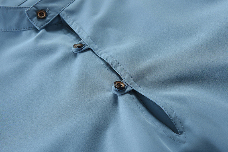 Men's Fashion Cotton Linen Long Sleeve