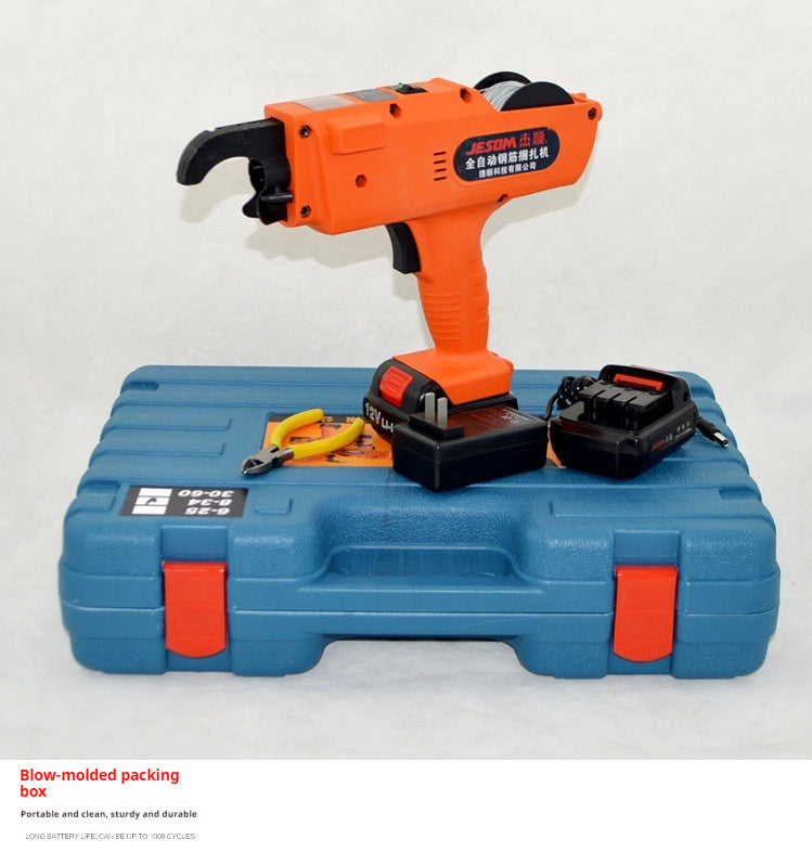 Reinforced Bale Tie Machine Binding Machine Rechargeable Lithium Battery Electric