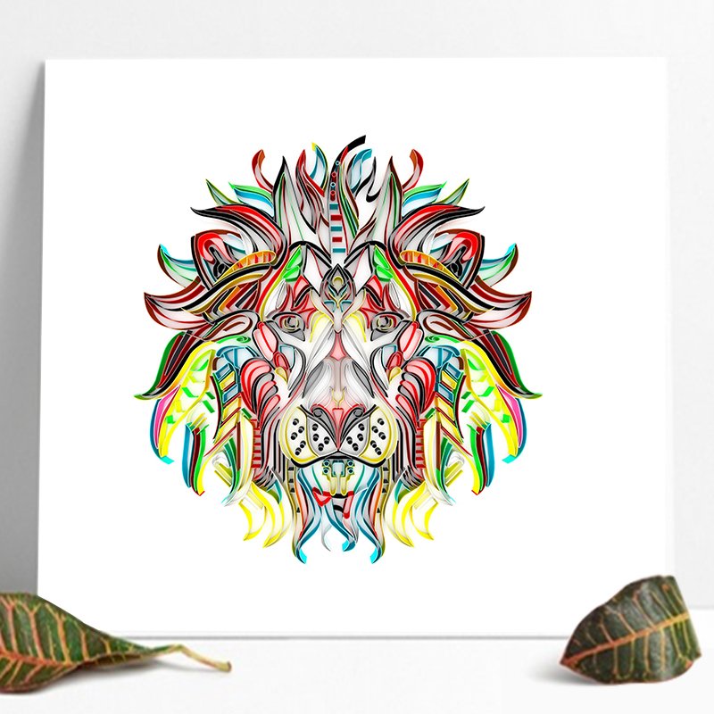 Quilted Paper Painting Material Package Slot Series Illustration Creative Handmade Set
