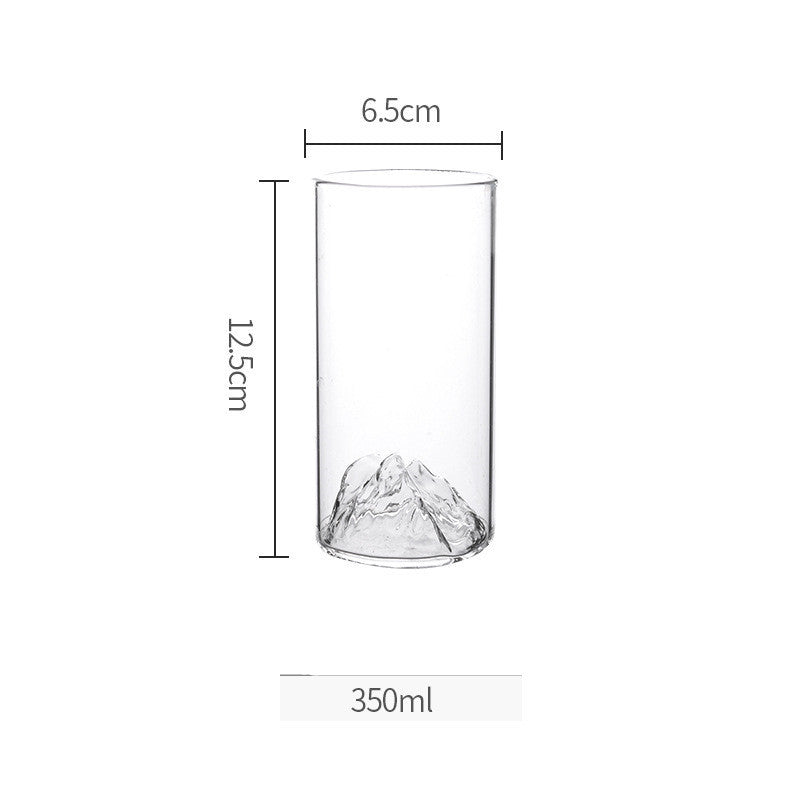 Heat resistant high borosilicate glass cup