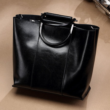 Handmade Original Genuine Leather Women's Bag Portable