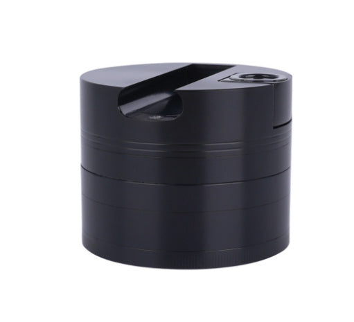 Five-layer 75mm Zinc Alloy Tobacco Grinder Herbs Grinders Mill Pepper Pot Spice Dry Herb Crusher Tool For Smoking