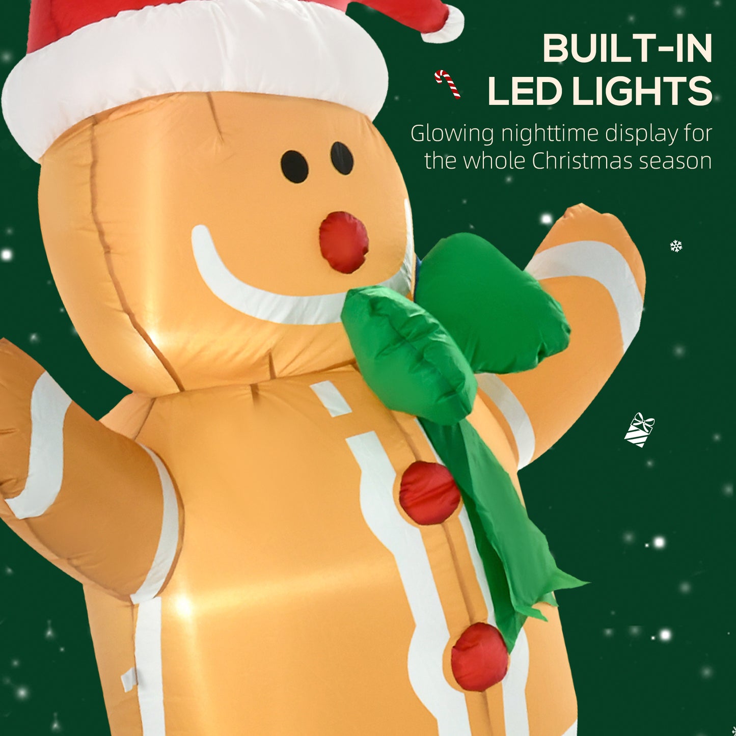 Christmas Inflatable Gingerbread Man