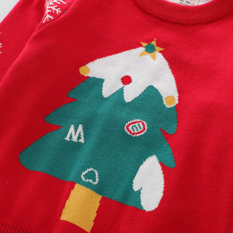 Kids' Sweater Christmas Red Pullover Sweater