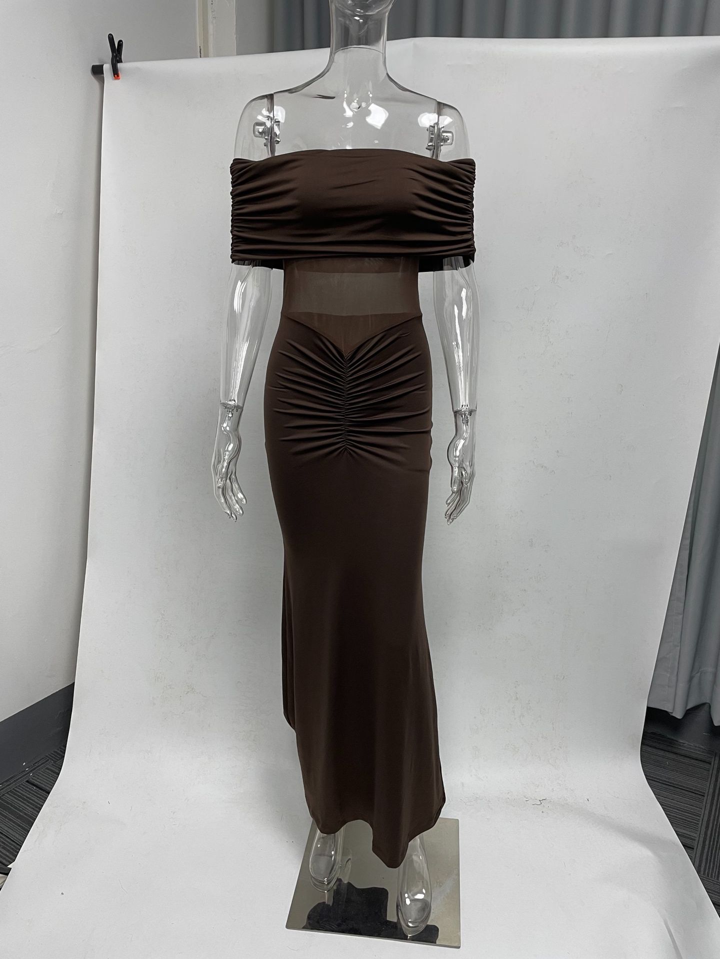 Sleeveless Pleated Party Dress For Women