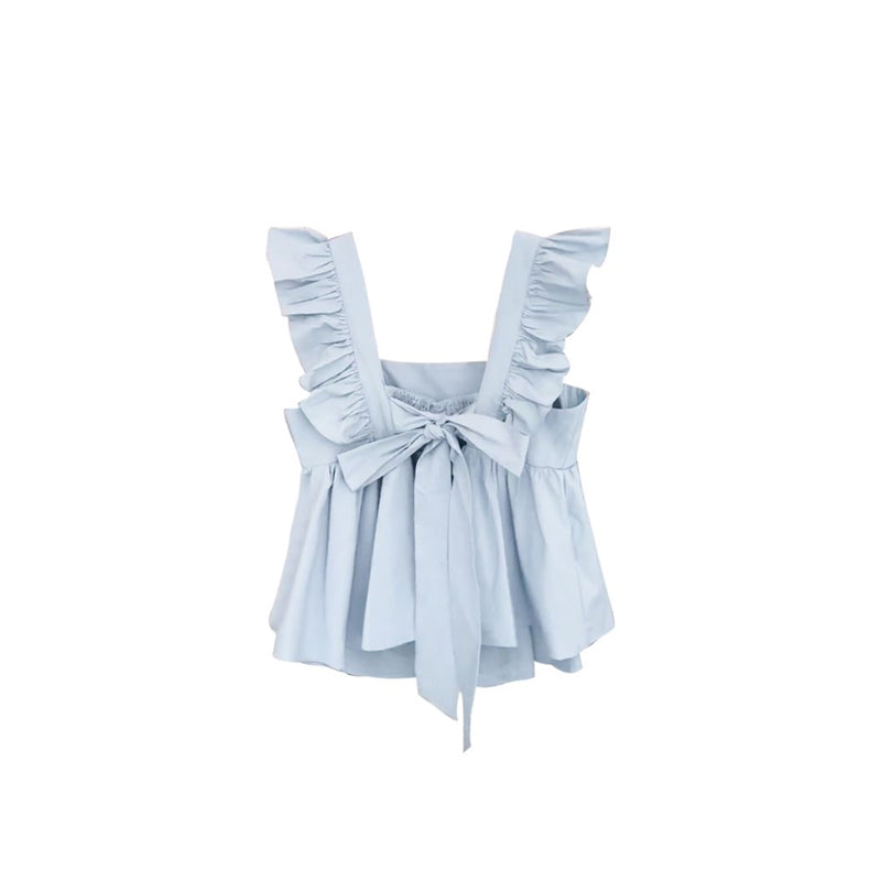 Fashionable Temperament Doll Sleeveless Top For Women