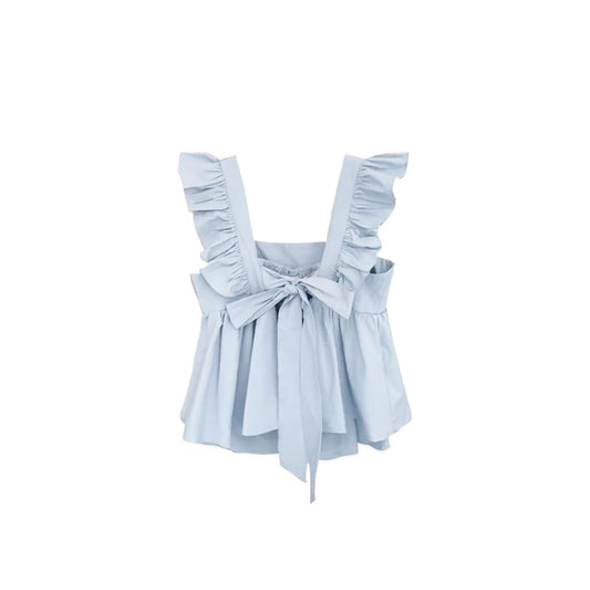 Fashionable Temperament Doll Sleeveless Top For Women