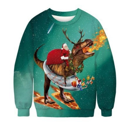 Men's Fashion Casual 3d Printed Crew Neck Sweatshirt