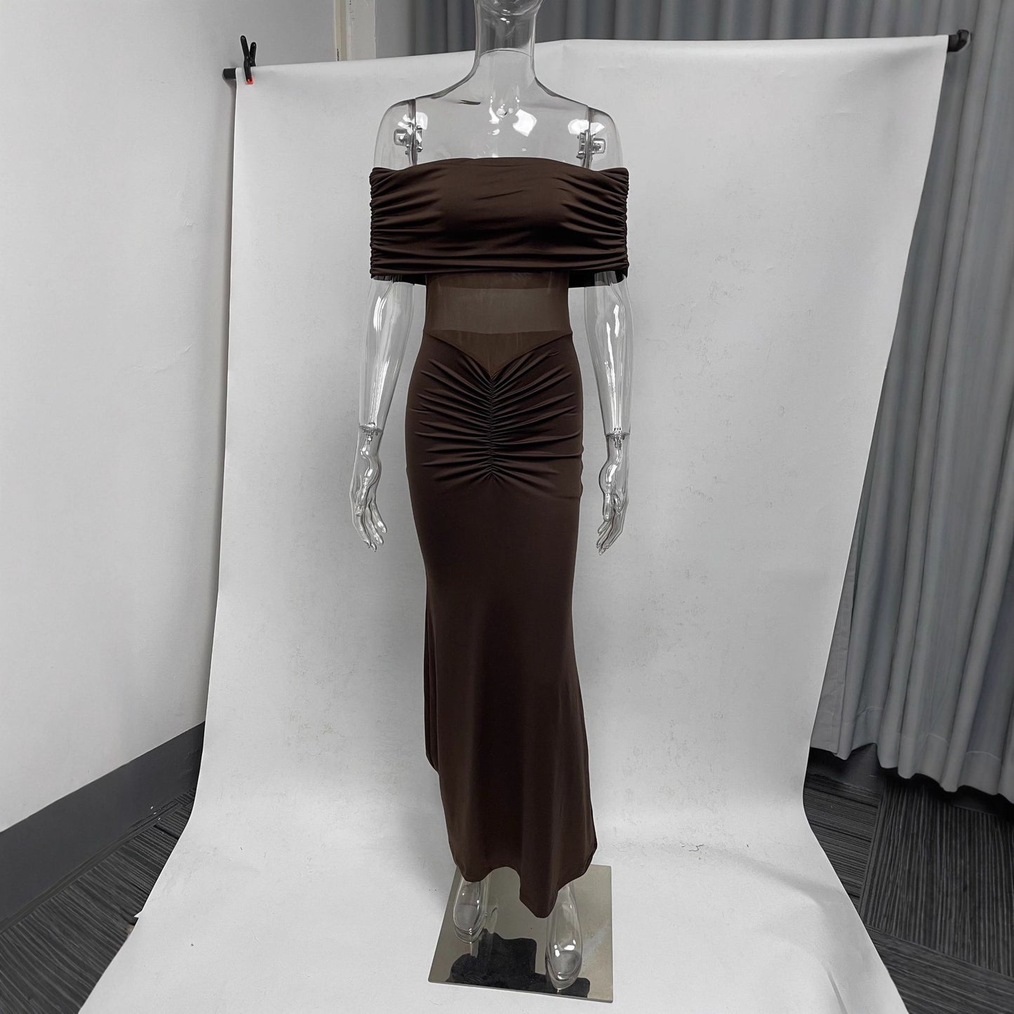 Sleeveless Pleated Party Dress For Women