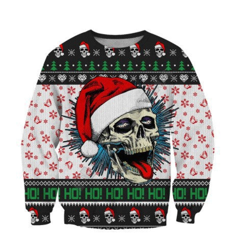 Men's Fashion Casual 3d Printed Crew Neck Sweatshirt