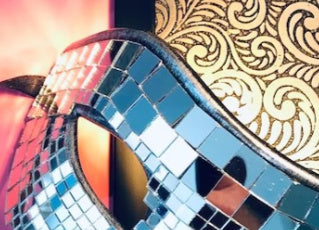 Fancy Dress Ball Mirror Mask Disco Costume Mask
