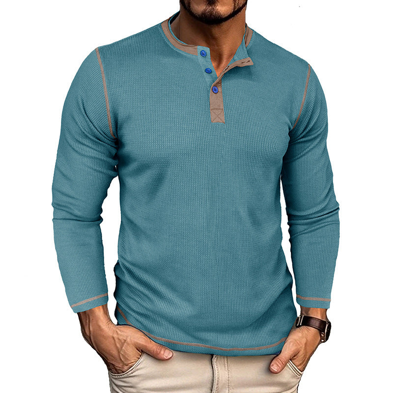 Color Matching Tough Guy All-match Men's Long Sleeve