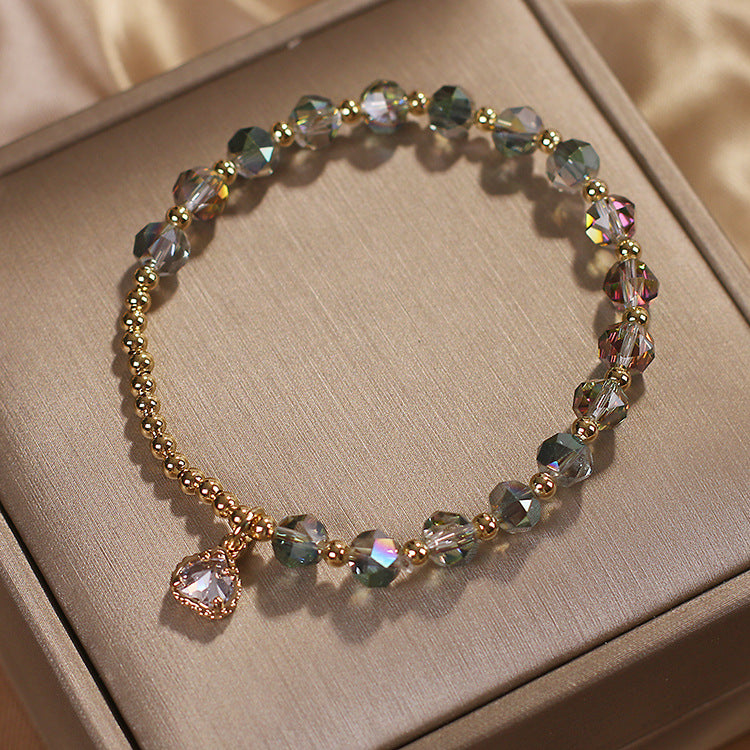Simple Cold Style Love Pendant Girlfriends' Bracelet