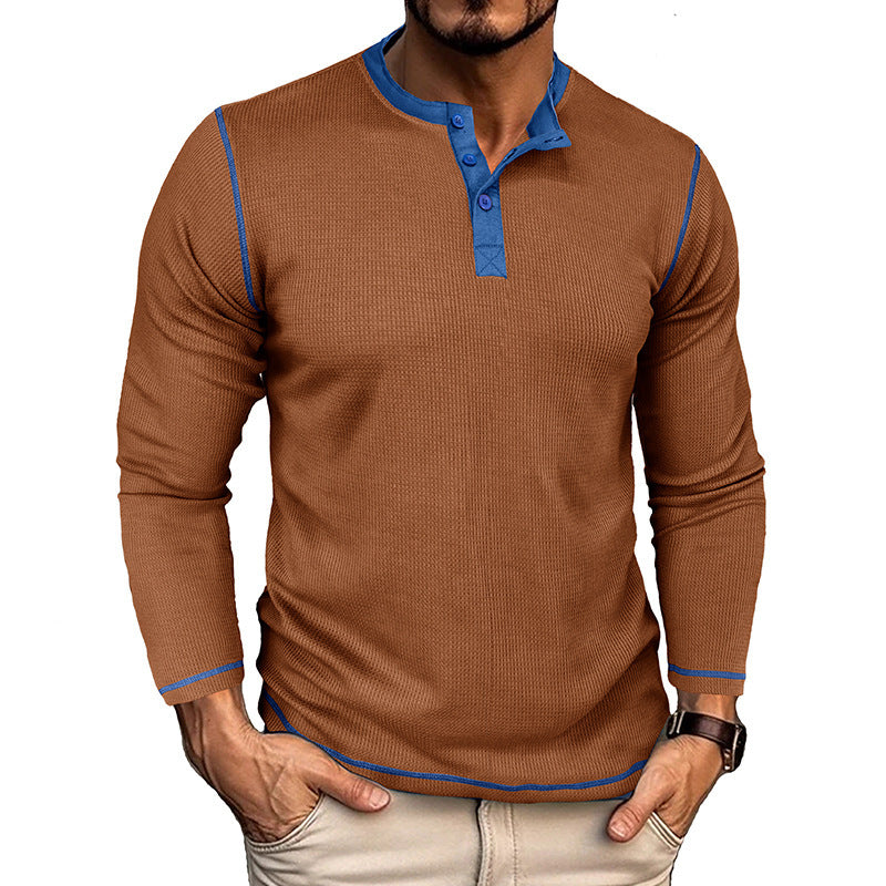 Color Matching Tough Guy All-match Men's Long Sleeve