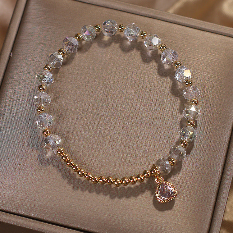 Simple Cold Style Love Pendant Girlfriends' Bracelet