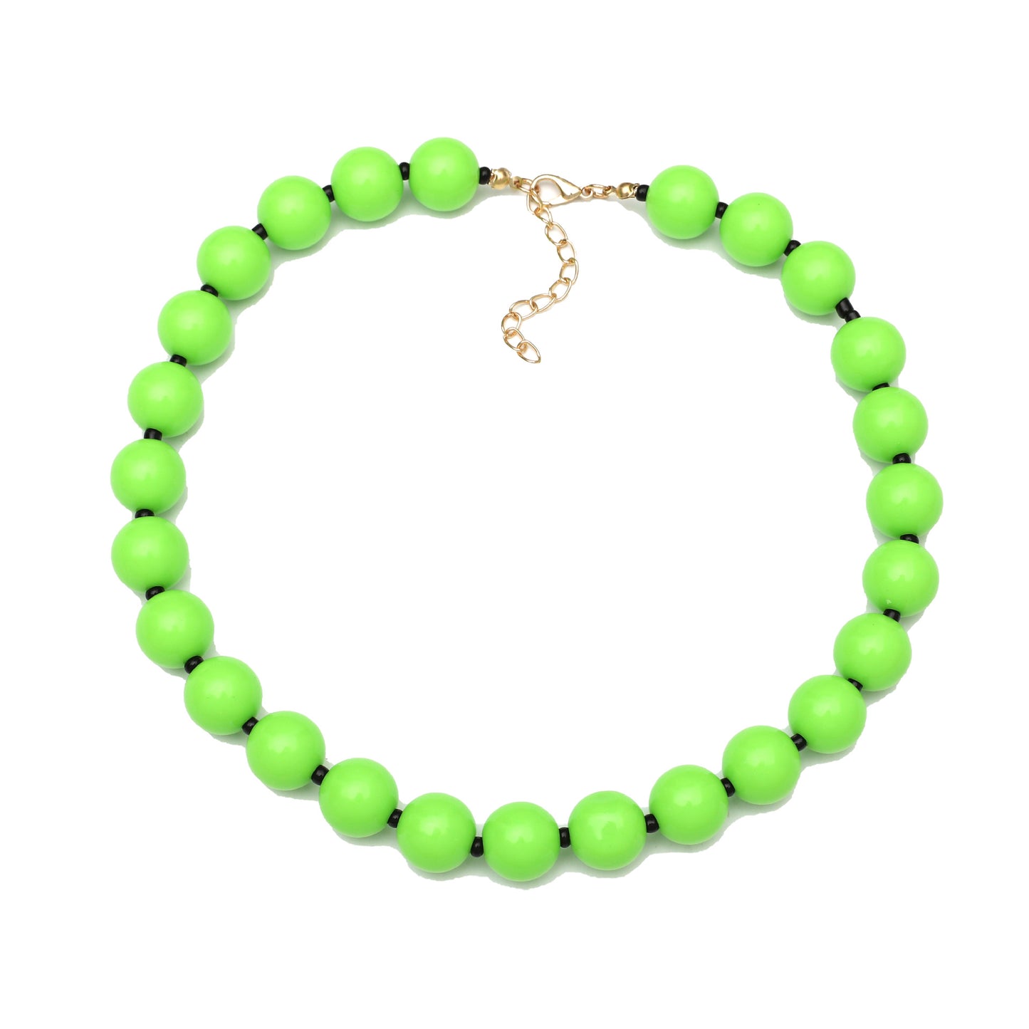 Women's Fashion Simple Acrylic Bead Necklace