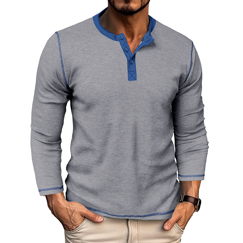 Color Matching Tough Guy All-match Men's Long Sleeve