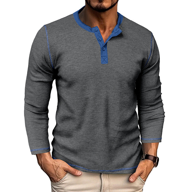 Color Matching Tough Guy All-match Men's Long Sleeve