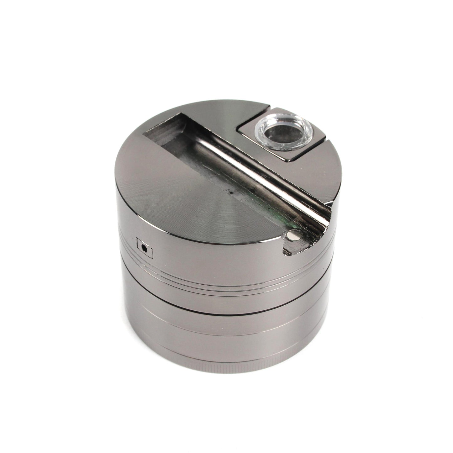 Five-layer 75mm Zinc Alloy Tobacco Grinder Herbs Grinders Mill Pepper Pot Spice Dry Herb Crusher Tool For Smoking