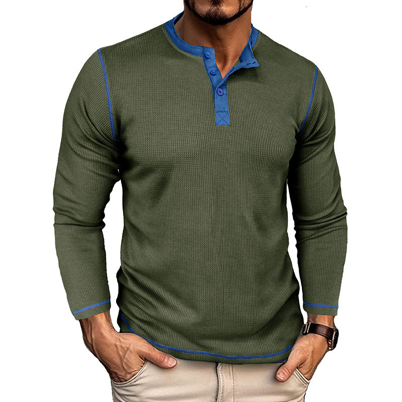 Color Matching Tough Guy All-match Men's Long Sleeve