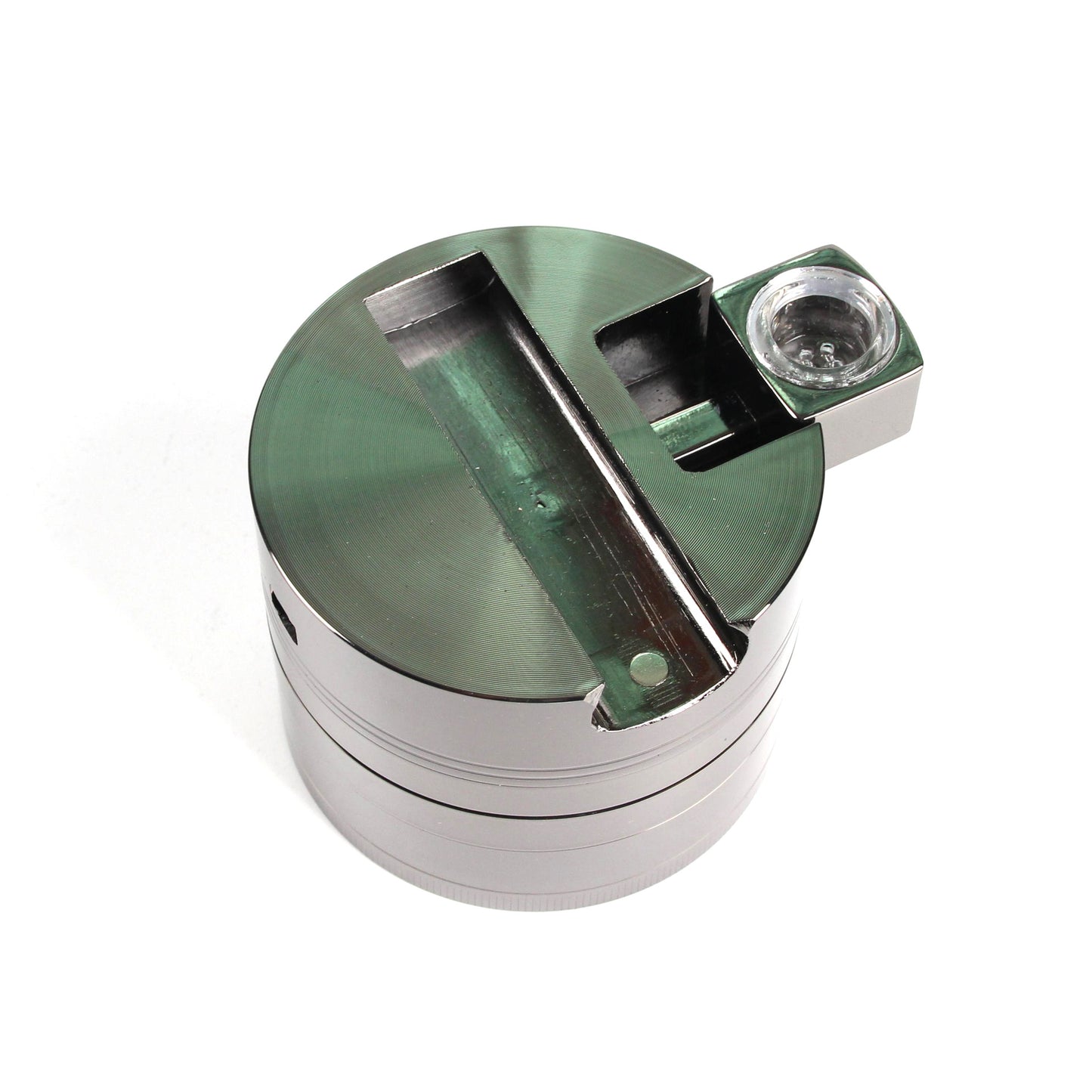 Five-layer 75mm Zinc Alloy Tobacco Grinder Herbs Grinders Mill Pepper Pot Spice Dry Herb Crusher Tool For Smoking