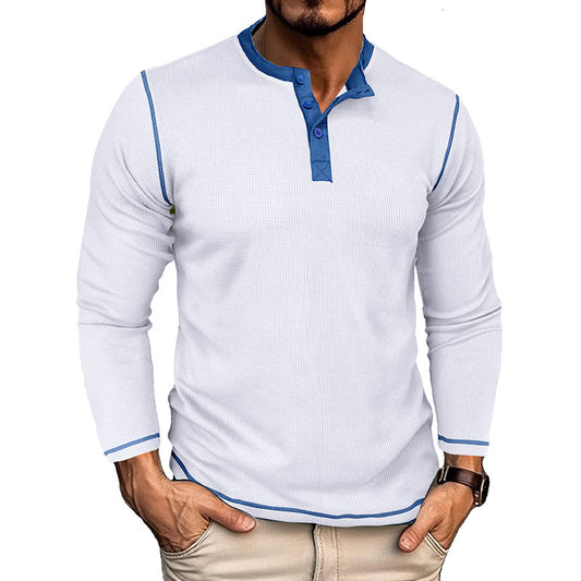 Color Matching Tough Guy All-match Men's Long Sleeve