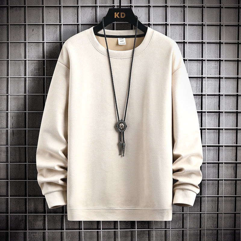 Suede Sweater Men's Spring And Autumn New American Style