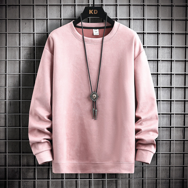 Suede Sweater Men's Spring And Autumn New American Style