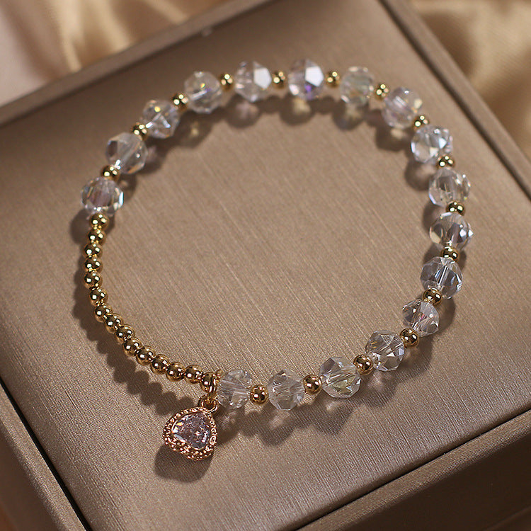 Simple Cold Style Love Pendant Girlfriends' Bracelet