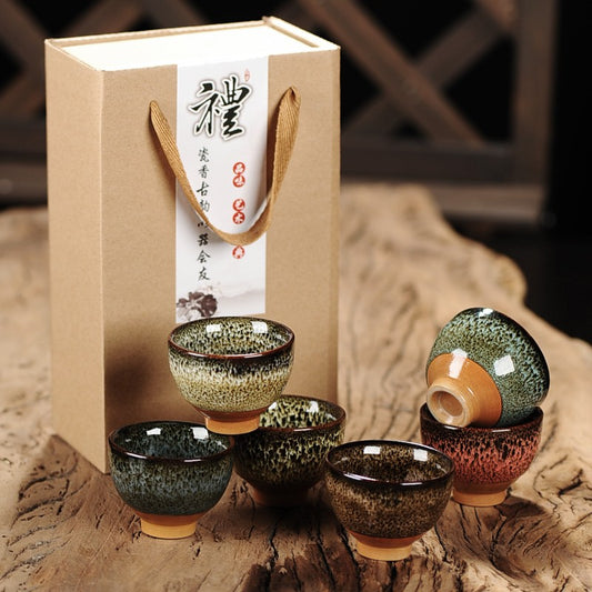 Retro Chinese Liquor Sake Yellow Wine Antique Spirits Glass