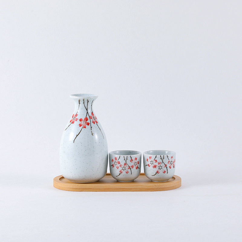 Heat-resistant Ceramic Liquor Sake Jug Set